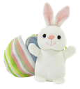 Peluche lapin dans son oeuf ~16 cm