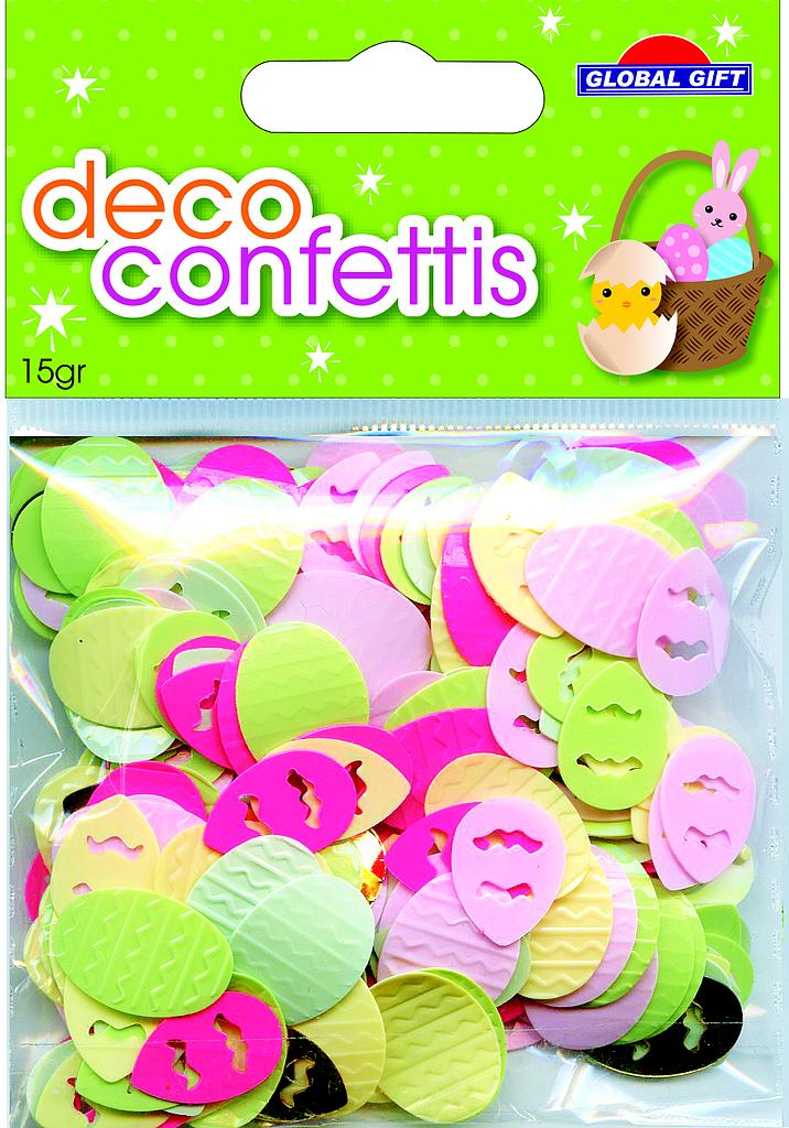 Sachet de confettis &quot;Oeufs de Pâques&quot;