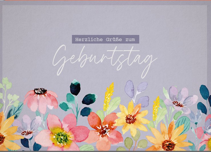 Karte Geburtstag