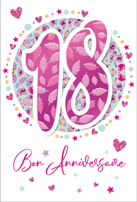 Carte Anniv. 18 ans