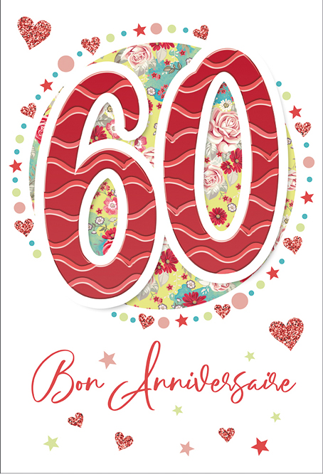 Carte Anniv. 60 ans