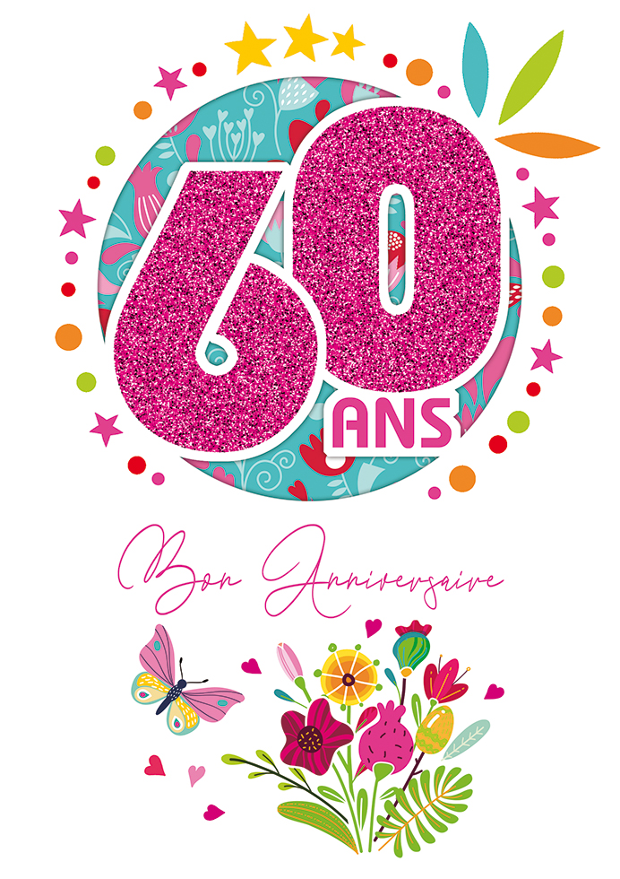 Carte Anniv. 60 ans