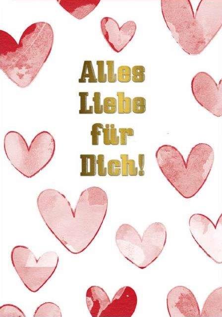 Karte Alles Liebe für Dich