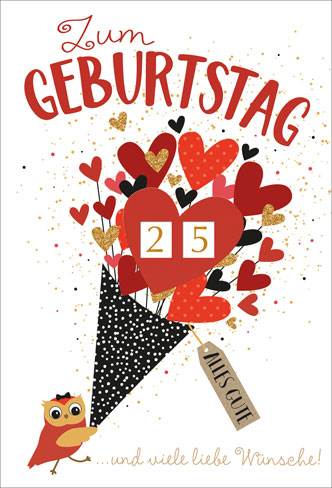 Karte Zahlengeburtstag