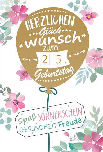 Karte Zahlengeburtstag