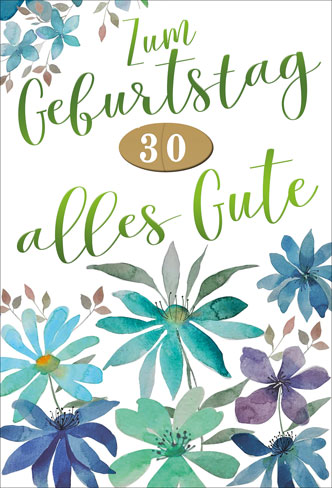 Karte Zahlengeburtstag