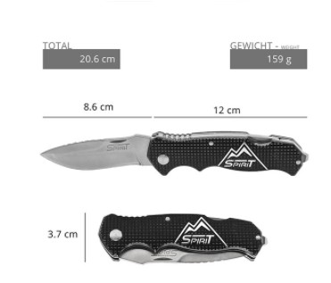 Couteau pliant argent