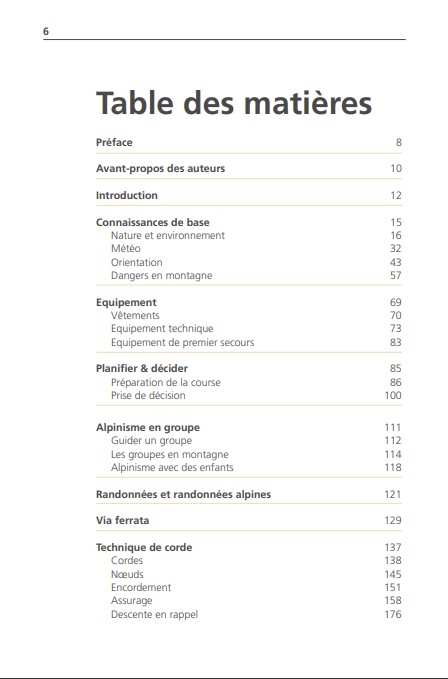 Guide CAS &quot;Sports de montagne d'été&quot;