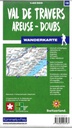 WK16 Val de Traver-Areuse-Doubs, carte pédestre 1:40'000