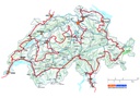 Touring Map 1:275'000 Grand Tour of Switzerland