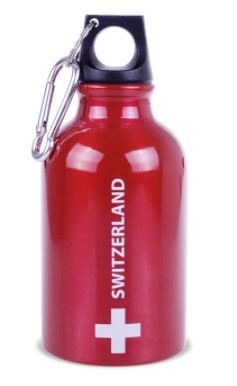 Aluminium Flasche Switzerland 300 ml