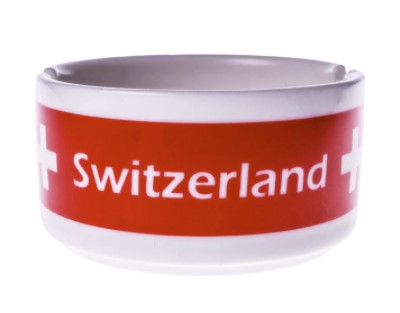 Cendrier &quot;Switzerland&quot;