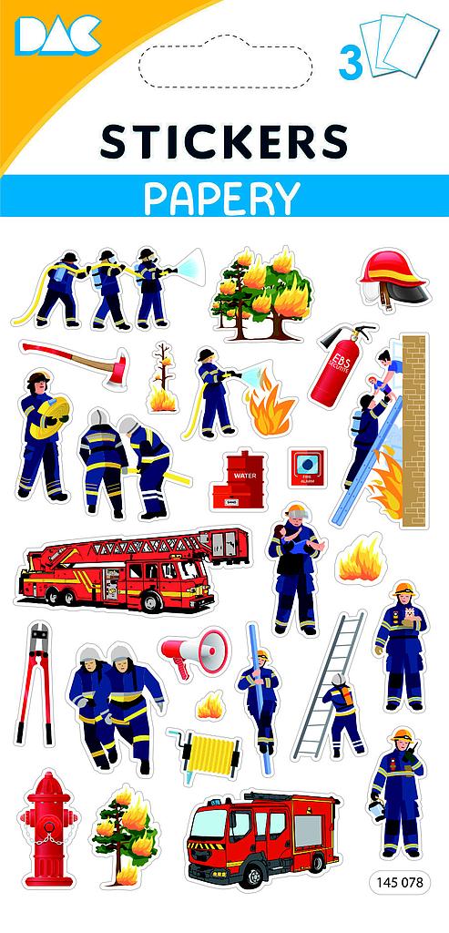 Autocollants pompiers