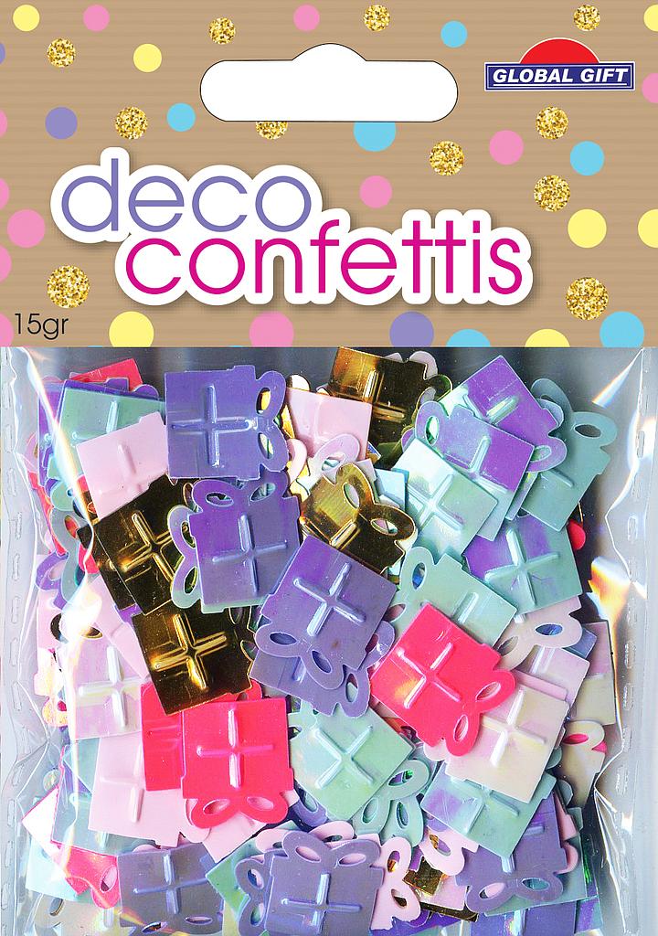 Sachet de confettis &quot;cadeaux&quot;