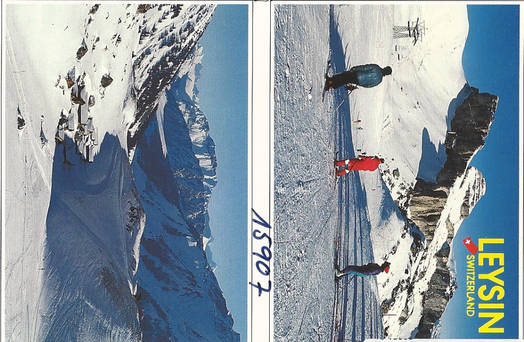 Postcards 15907 w Leysin