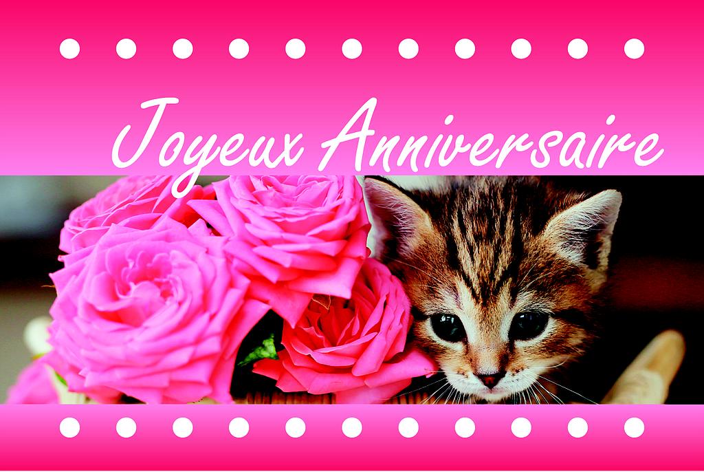 Mini cartes simples Anniversaire