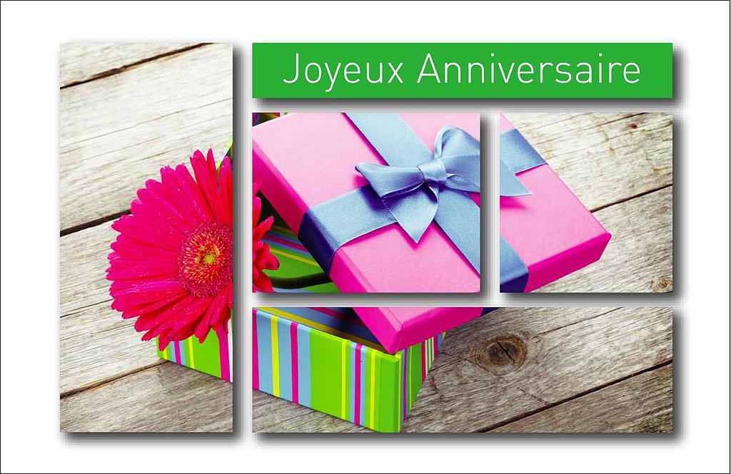 Mini carte simple anniversaire