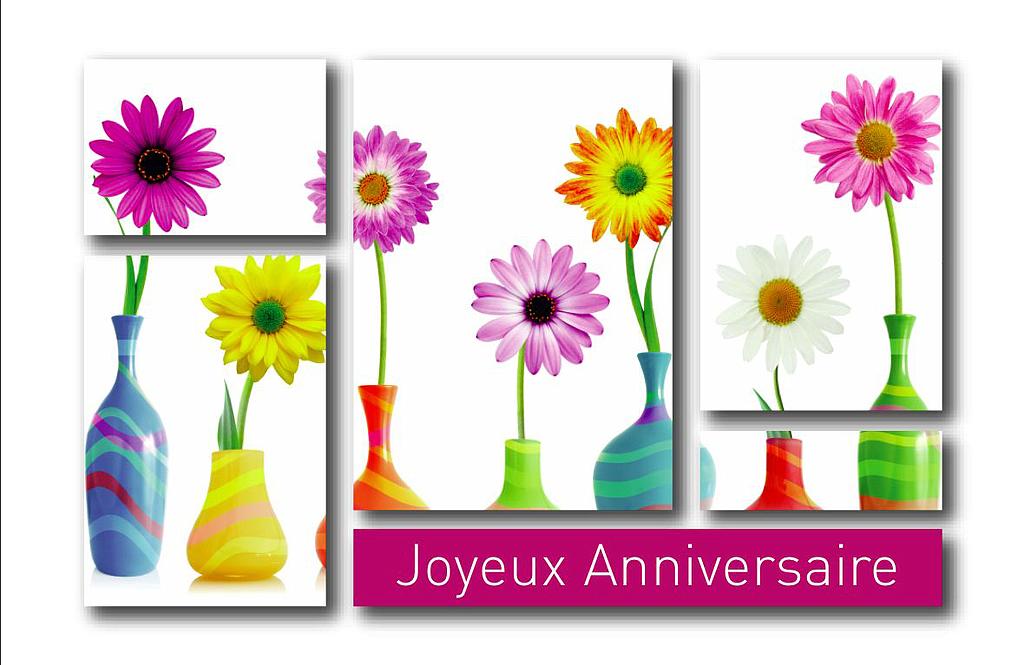 Mini carte simple anniversaire