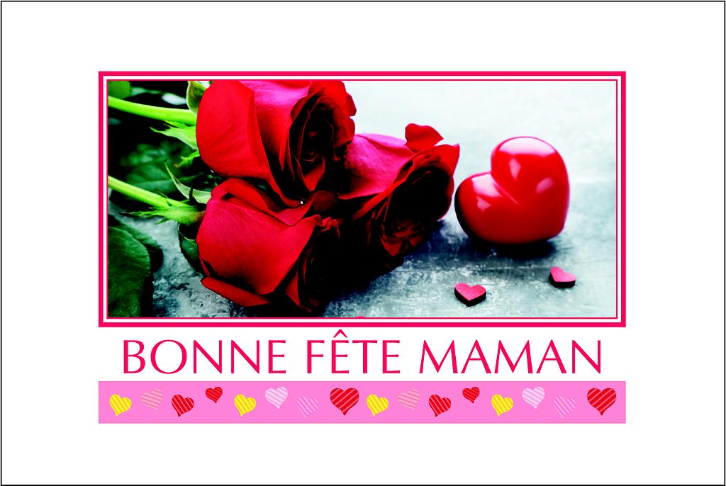 Mini cartes simples Bonne Fête Maman