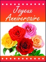 Autocollants en rouleau Joyeux anniversaire