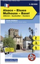 Multifunktionale Karten Elsass Mulhouse Basel 1:50'000