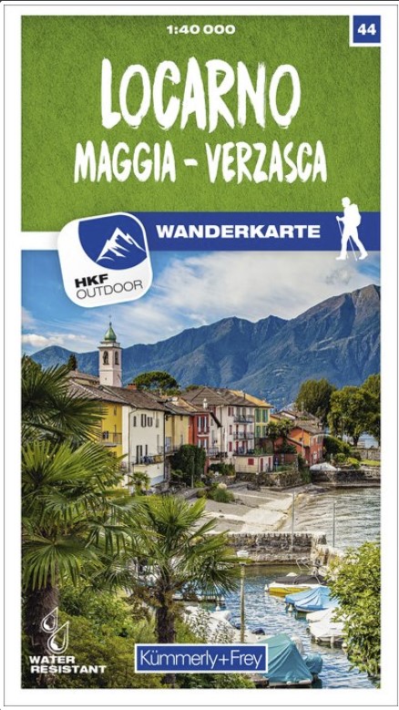 Carte pédestre 1:40'000 Locarno Maggia Verzasca WK44 