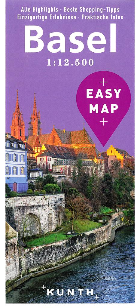 Basel, Stadtplan easy map 1:12'500 Deutsch