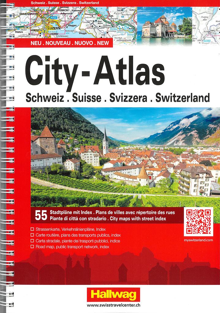 City-Atlas, 55 Stadtpläne Schweiz