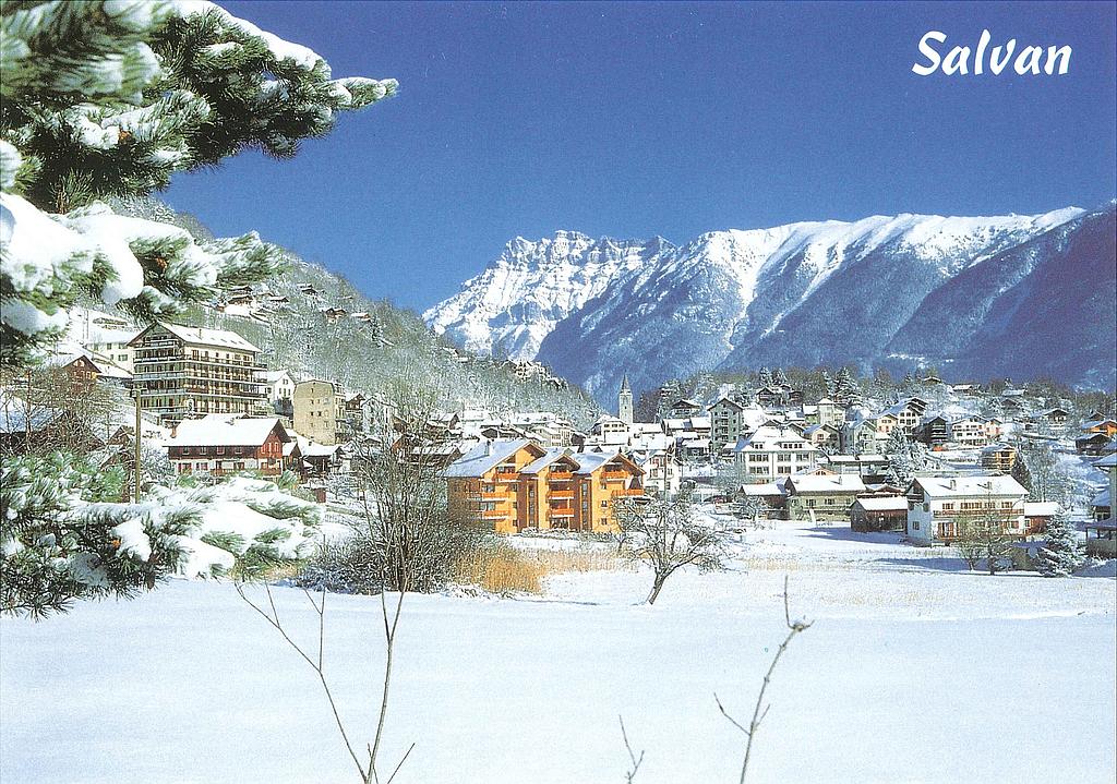 Postcards 28534 w Salvan et les Dents de Morcles