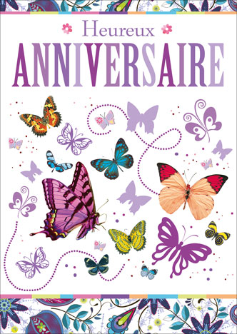 Carte A4 Anniversaire