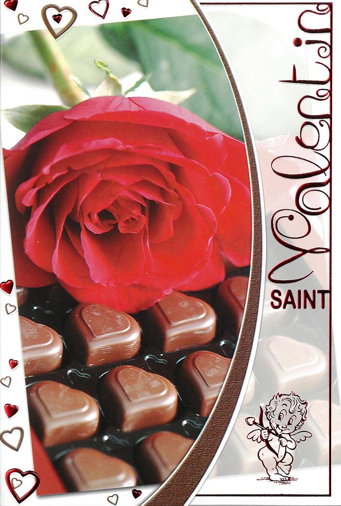 Carte Saint-Valentin