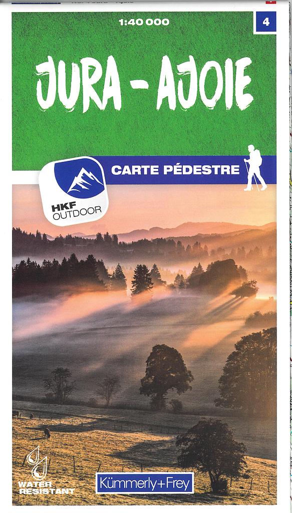 Carte pédestre 1:40'000 Jura-Ajoie WK4 