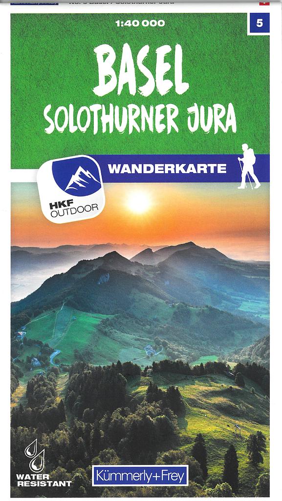 Wanderkarte 1:40'000 Basel-Solothurner Jura WK5