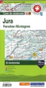 [BZ19313966] Carte pédestre 1:50'000 Jura avec 33 randonnées,TWK15