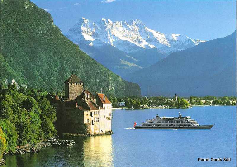 Postcards 16585  Château de Chillon