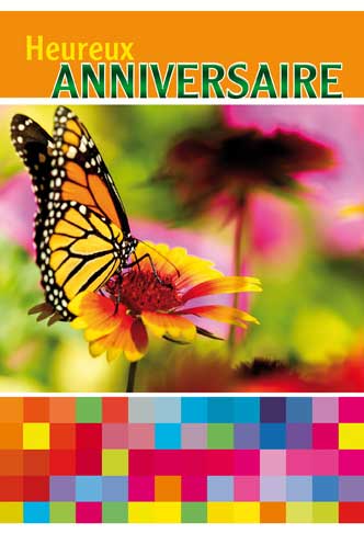 Carte A4 Anniversaire