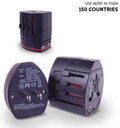 [MS WTA1700] Adaptateur de voyage universel