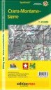 Wanderkarte 1:25'000 (VS) Crans-Montana, Sierre