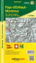 Carte pédestre 1:25'000 Pays-d'Enhaut, Gruyère, Montreux