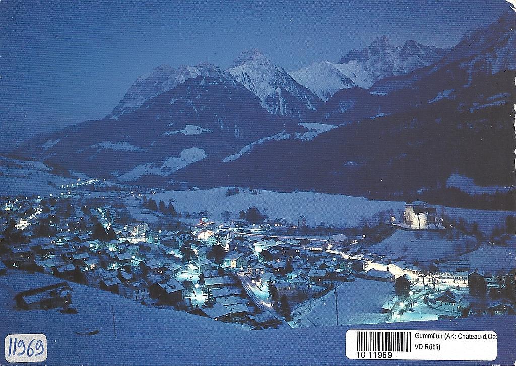 Postcards 11969 w Château-d'Oex