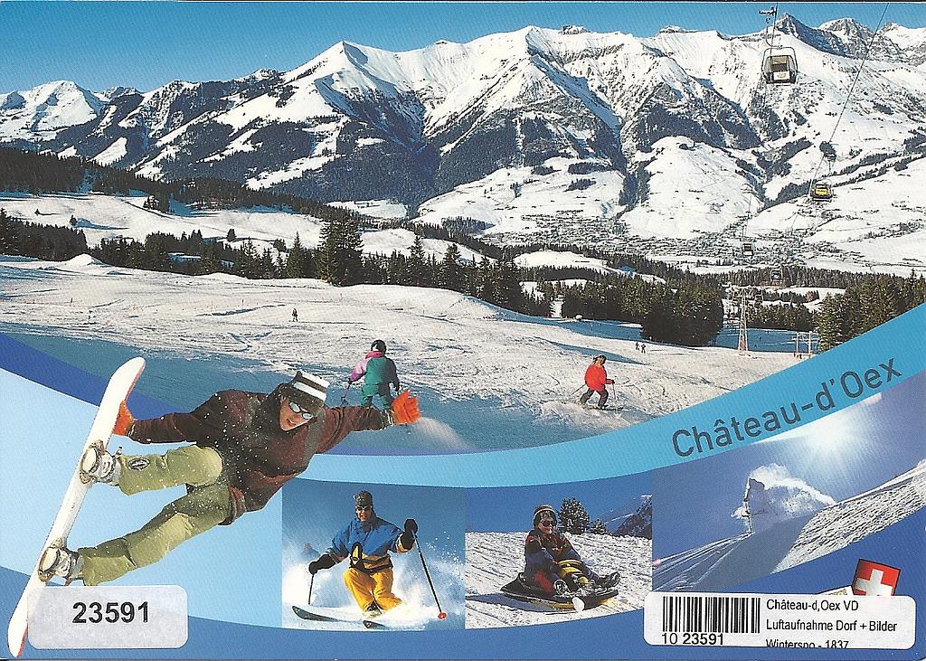 Postcards 23591 w Château-d'Oex