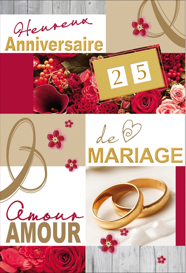 Carte Anniv. de mariage