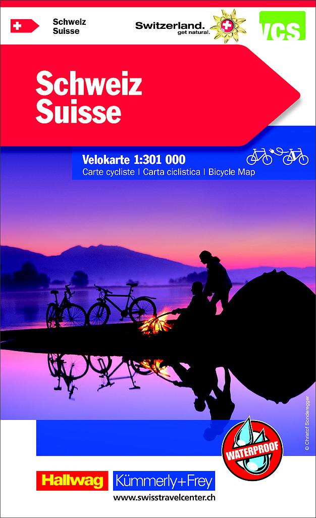 Velokarte 1:301'000 Switzerland VK0