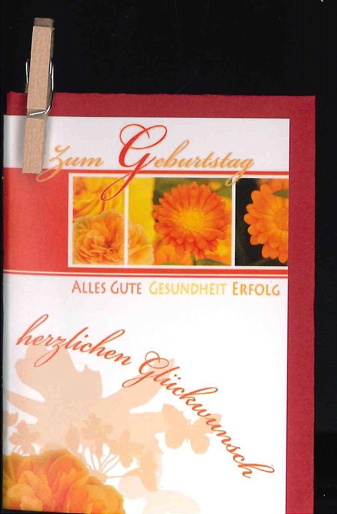 Mini Geburtstag mit Klammern