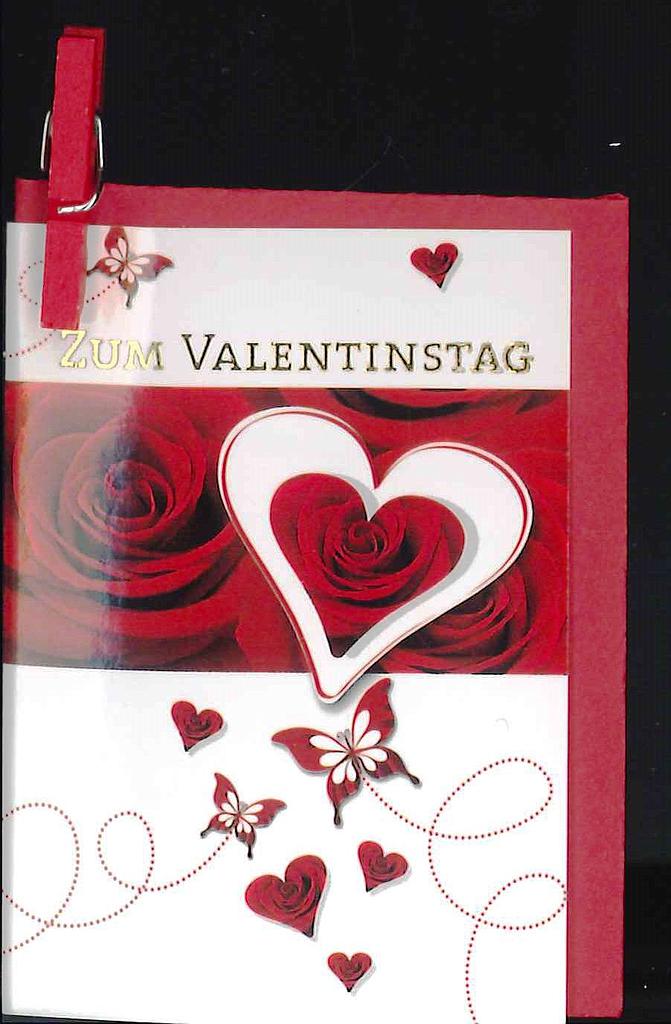 Mini Valentinstag mit Klammern