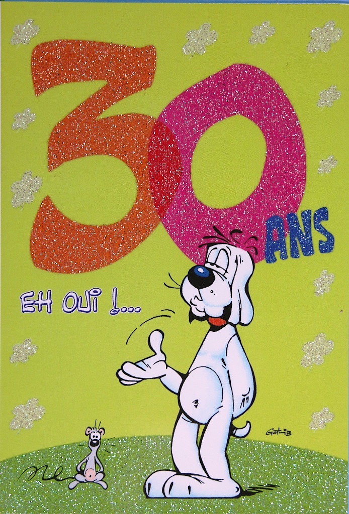 Carte Anniv. 30 ans