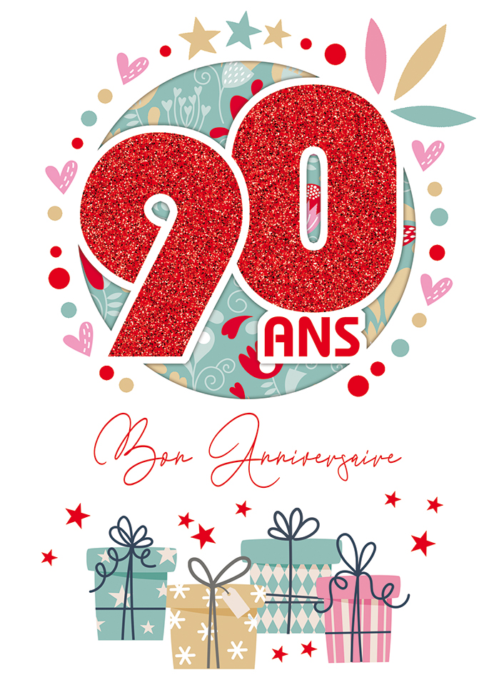 Carte Anniv. âge fixe