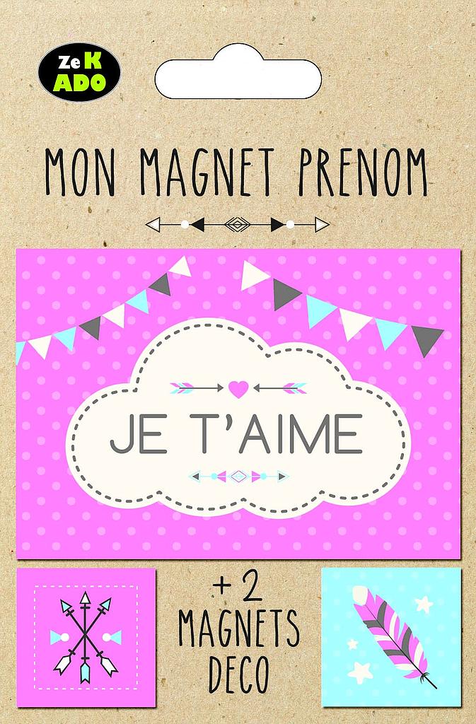 Aimant &quot;Je t'aime&quot;