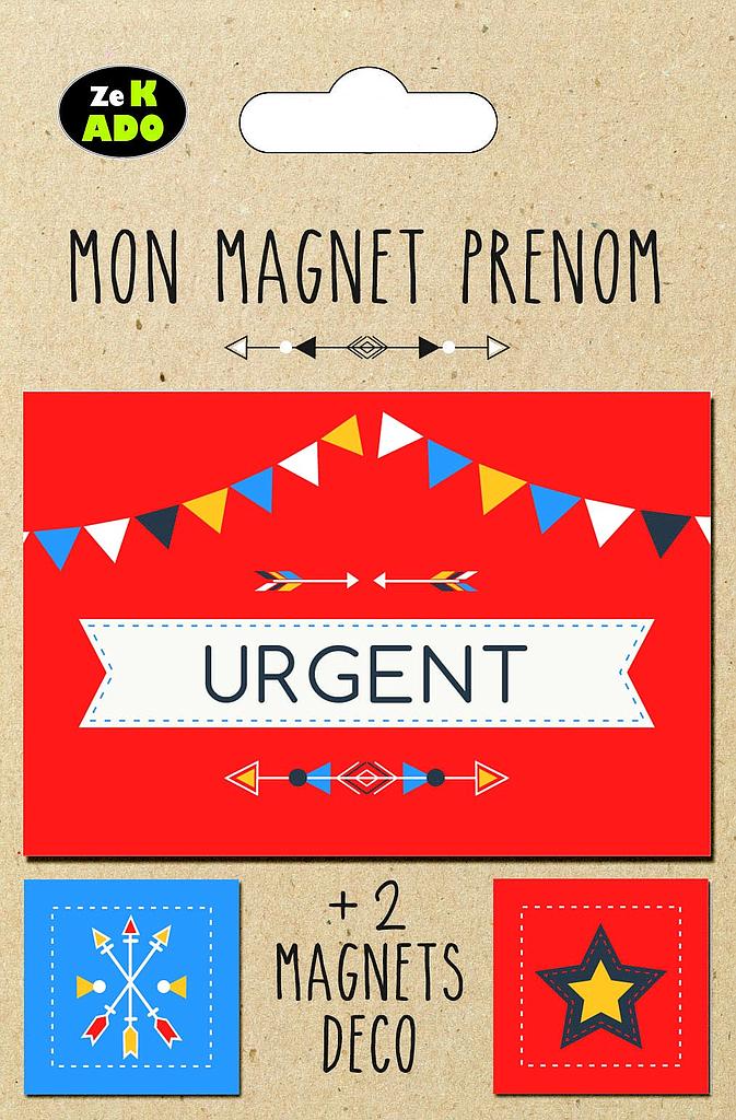 Aimant &quot;Urgent&quot;