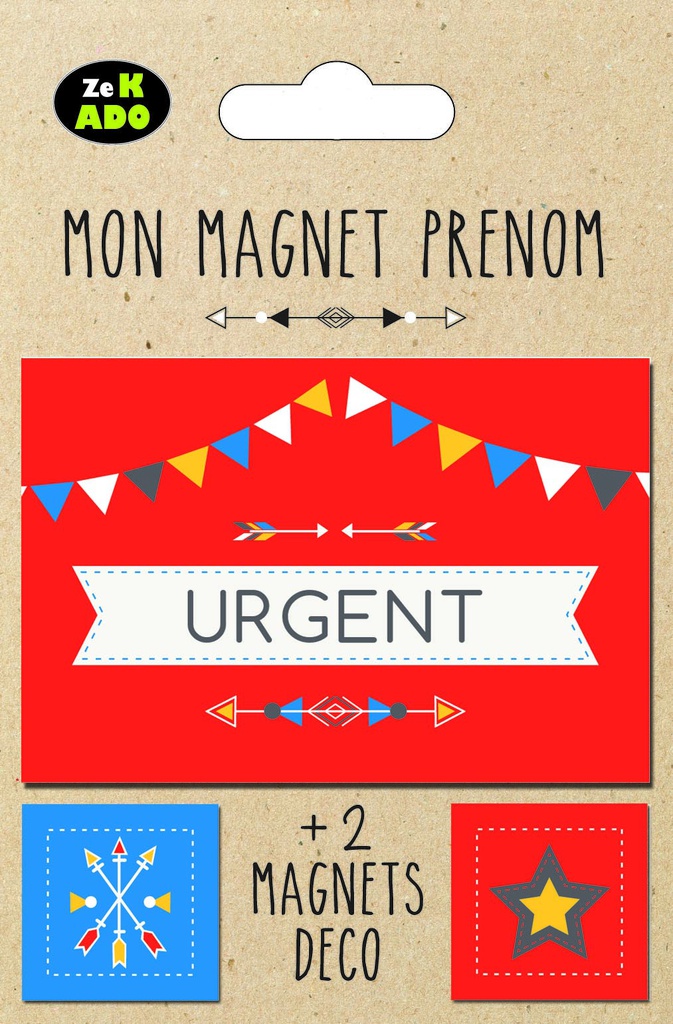 Aimant &quot;Urgent&quot;